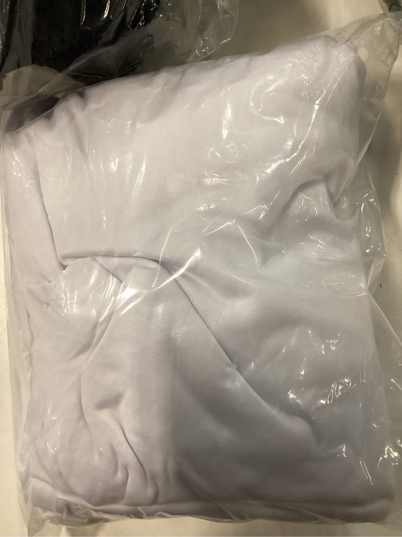 Condition photo showing New/Like New for deep dream 2 pack white spandex table covers 6 foot, fitted stretch tableclothes 30x72 inch, wrinkle free 6ft fitted table clothes with skirt for party, banquet, wedding and events white 30x72 inch| 2 pack