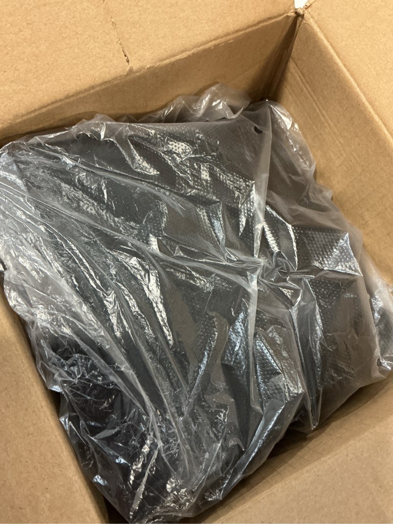 Condition photo showing New/Like New for hon&guan dryer vent cover outside with removable mesh, wall mount extractor vent with rubber cushioned non-return flap, high quality iron outside dryer vent cover for house (black, 6 inch) 6 inch black