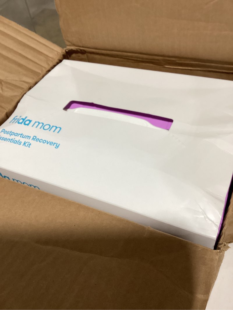 Condition photo showing Good Condition for Frida Mom 11pc Postpartum Essentials Kit Gift Set, Hospital Bag Must Haves for New Mom, Includes 4 Disposable Postpartum Underwear, 4 Ice Maxi Pads, Perineal Healing Foam & 24 Pad Liners & Peri Bottle Postpartum Kit