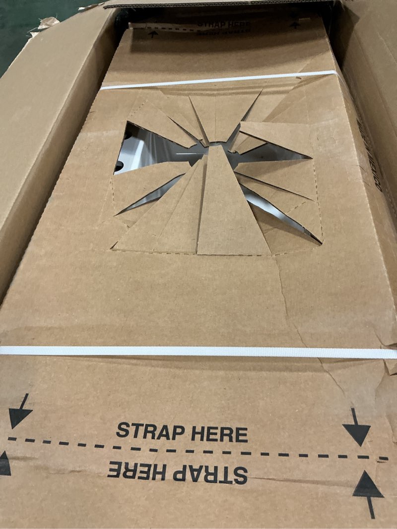 Condition photo showing Good Condition for 36" Bathroom Vanity Cabinet with Ceramic Countertop Sink Combo Set, Solid Wood Frame, Tilt-Out Drawers and Three Right Side Drawers, Soft Closing Door Hinges, Vintage Style, Blue Gray Blue Gray Right Side Drawers