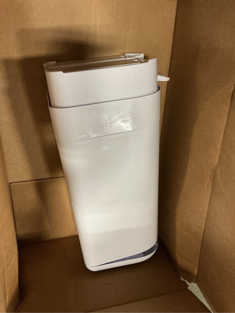 Condition photo showing As Is for Diaper Genie Signature Pail Includes 1 Easy Roll Refill with 18 Bags | Holds Up to 846 Newborn-Sized Diapers Per Refill New Signature Pail (White) + Long-Lasting Refill