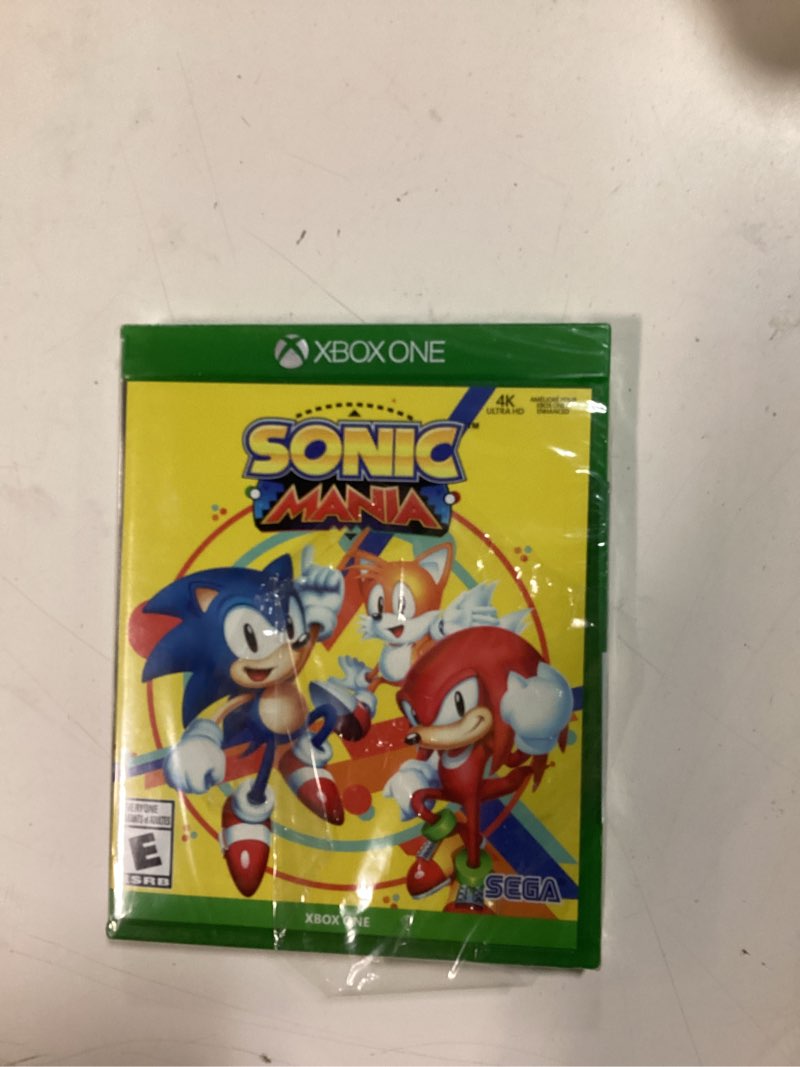 Condition photo showing New/Like New for sonic mania - xbox one