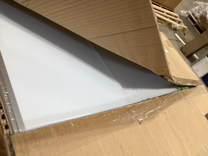 Condition photo showing Good Condition for whiteboard cork board combo for wall, walglass 36" x 24" double-sided large dry erase whiteboard corkboard combination, hanging wall mount bulletin board with aluminum frame for office, home, school whiteboard 36"w x 24"h