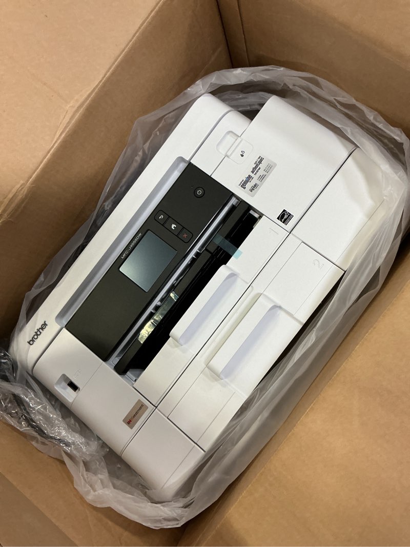 Condition photo showing Good Condition for Brother INKvestment 4555 Wireless Color Inkjet All-in-One Printer with 2.7” Color Touchscreen and 2 Paper Trays | Includes Refresh Subscription Trial(1) (MFC-J4555DW) Current Model: MFCJ4555DW New