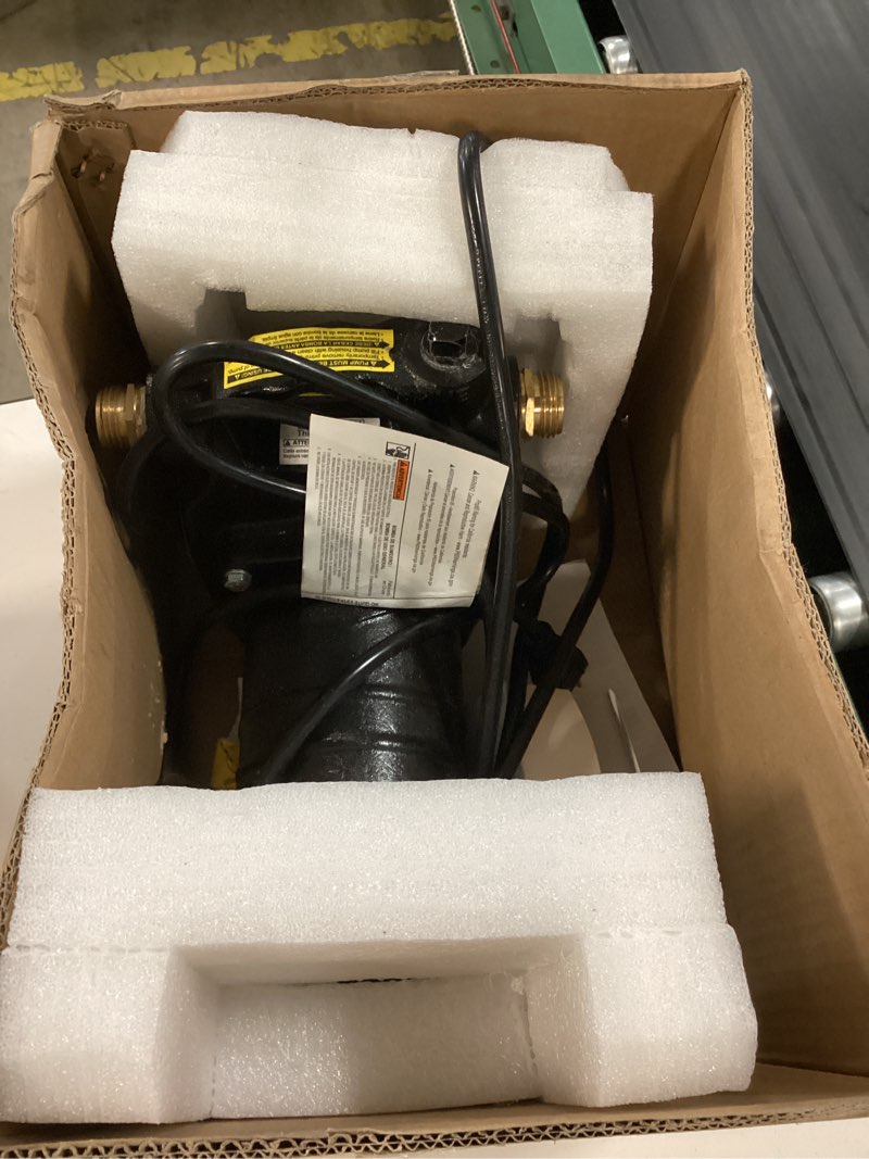 Condition photo showing As Is for utilitech 1/2-hp 115 -volt 25.0-gpm cast iron electric utility pump