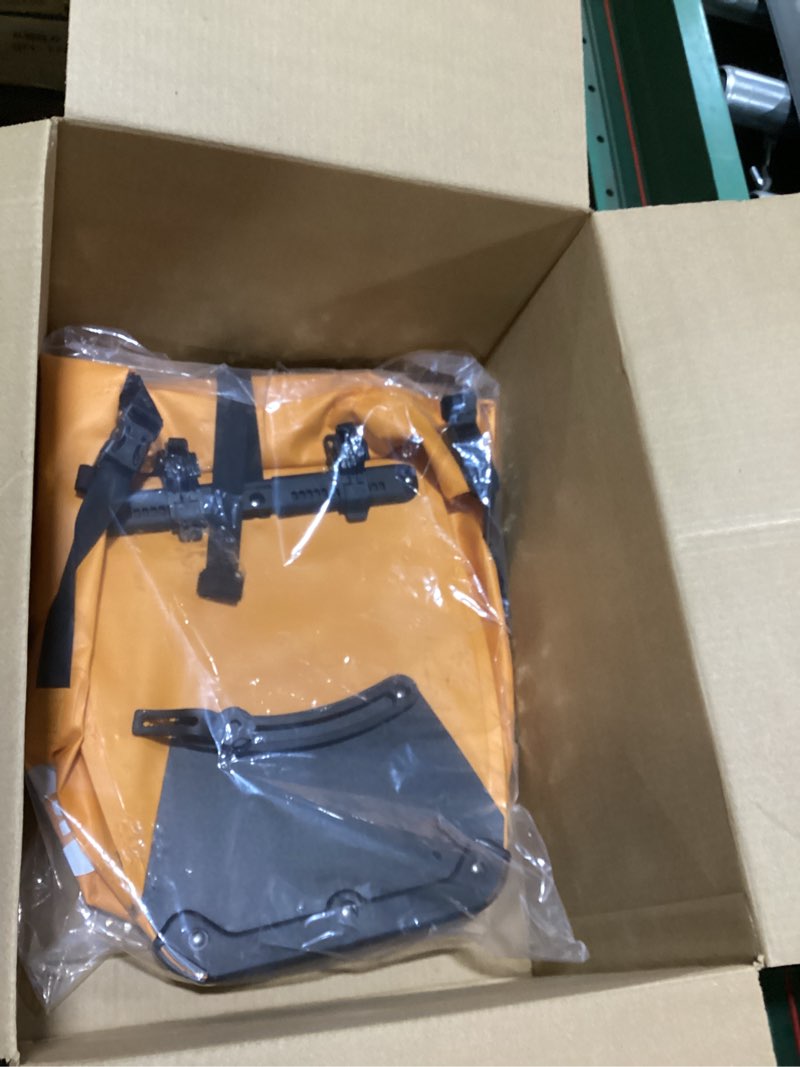 Condition photo showing New/Like New for rockbros bike panniers waterproof rear rack bag max 30l large capacity for cycling traveling commuting orange*1
