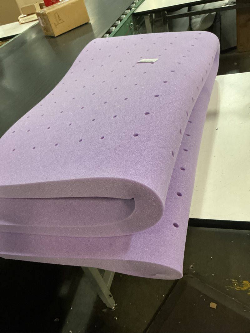 Condition photo showing Good Condition for sinweek mattress topper twin xl, 2 inch gel memory foam mattress topper college dorm ventilated soft mattress pad, bed topper, certipur-us certified 2 inch twin xl
