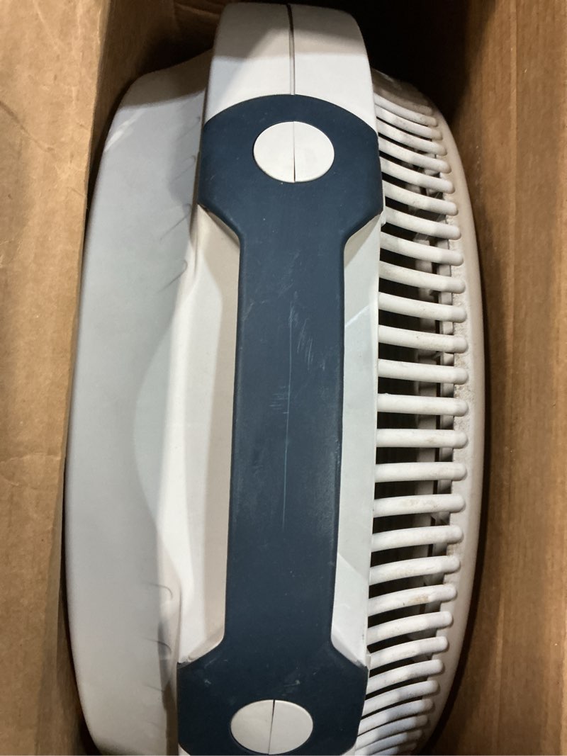 Condition photo showing Good Condition for lasko windmachine 20" high velocity floor fan with 3 speeds, 360° directional airflow, portable air circulator fan for home, garage & workshop, fully assembled, gray, 3301