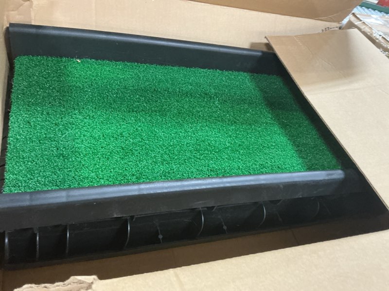 Condition photo showing Good Condition for pawstep 50894 pet ramp for dogs & cats – foldable portable dog ramp with poly grass non-slip surface, lightweight travel ramp for cars, suvs, beds & couches
