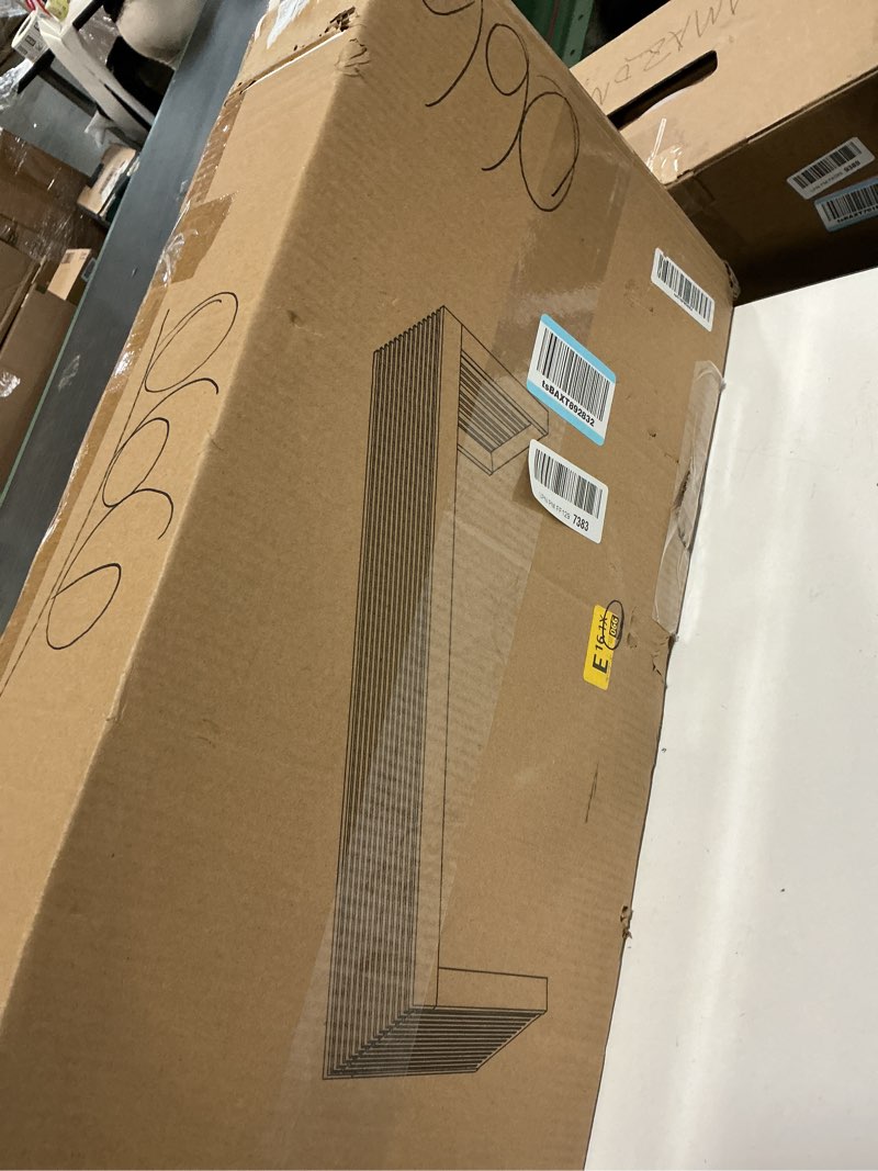 Condition photo showing Good Condition for Bamboo Dining Bench, 35 inch Farmhouse Decor Indoor Kitchen Table Bench, Entryway Shoe Rack Bench Solid Bamboo Benches for Living Room, Hallway, Bedroom, Bathroom Long Black