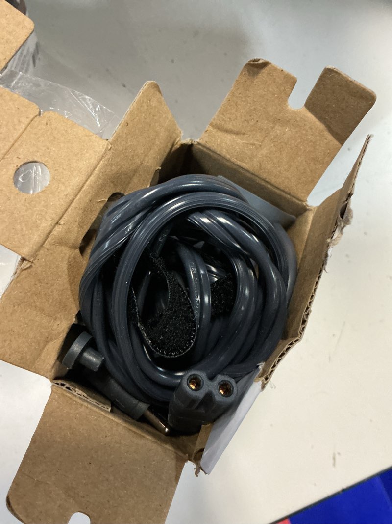 Condition photo showing As Is for onn. 65w laptop charger w/10 interchangeable tips  10 ft power cord for hp  dell  lenovo laptops