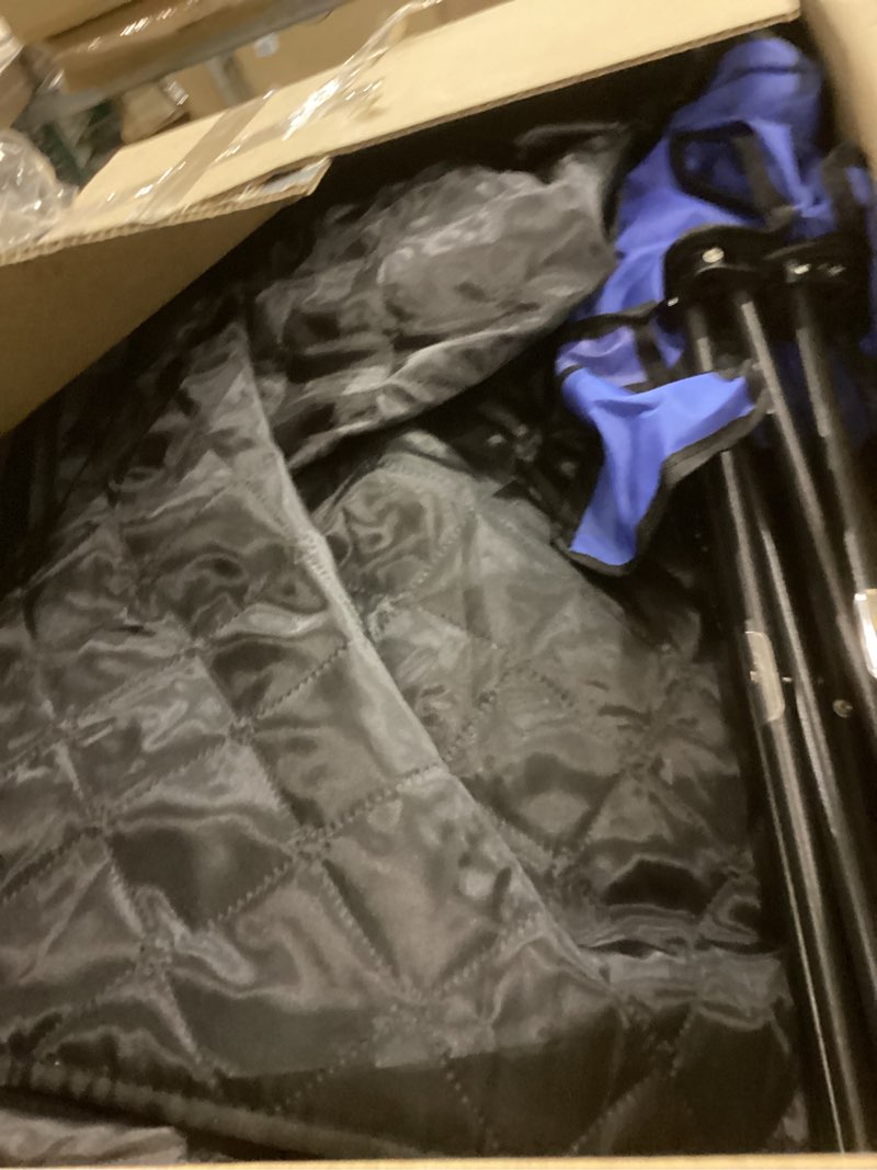 Condition photo showing As Is for Upgraded Sauna Box for Relaxation, Detoxification, Portable Sauna for Home with Steamer, Remote Control, Folding Chair, 9 Levels, 2.6’ x 2.6’ x 5.9’ Black