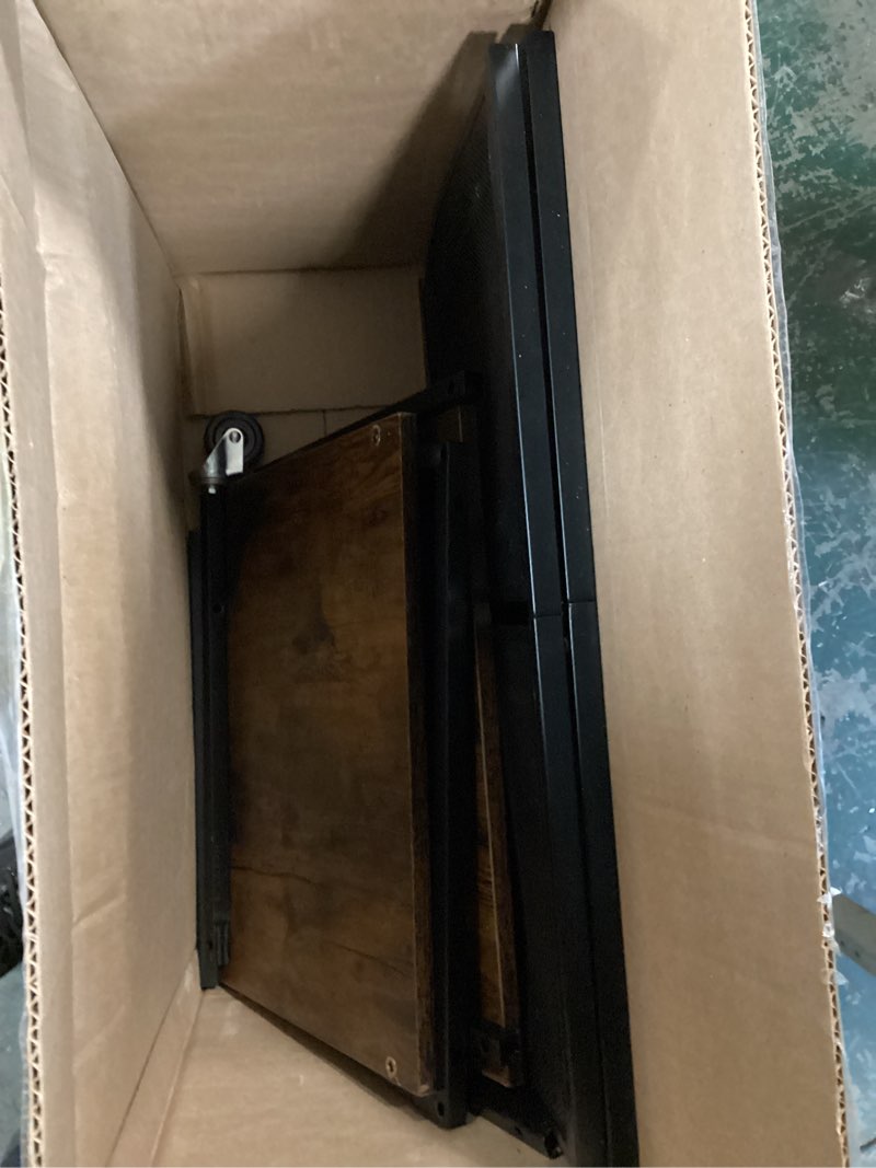 Condition photo showing Good Condition for Abiglifty 3-Tier Rolling Kitchen Cart, Microwave Cart with Lockable Wheels, Kitchen Utility Cart, Mobile Microwave Stand with Storage for Living Room, Office, Balcony, Bathroom, Black