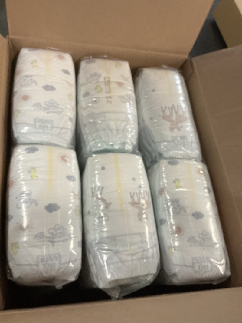 Condition photo showing New/Like New for pampers swaddlers diapers, size 3 (13-26 lbs), 168 count, absorbent, keeps baby dry and comfortable, skin safe disposable baby diaper size 3 168