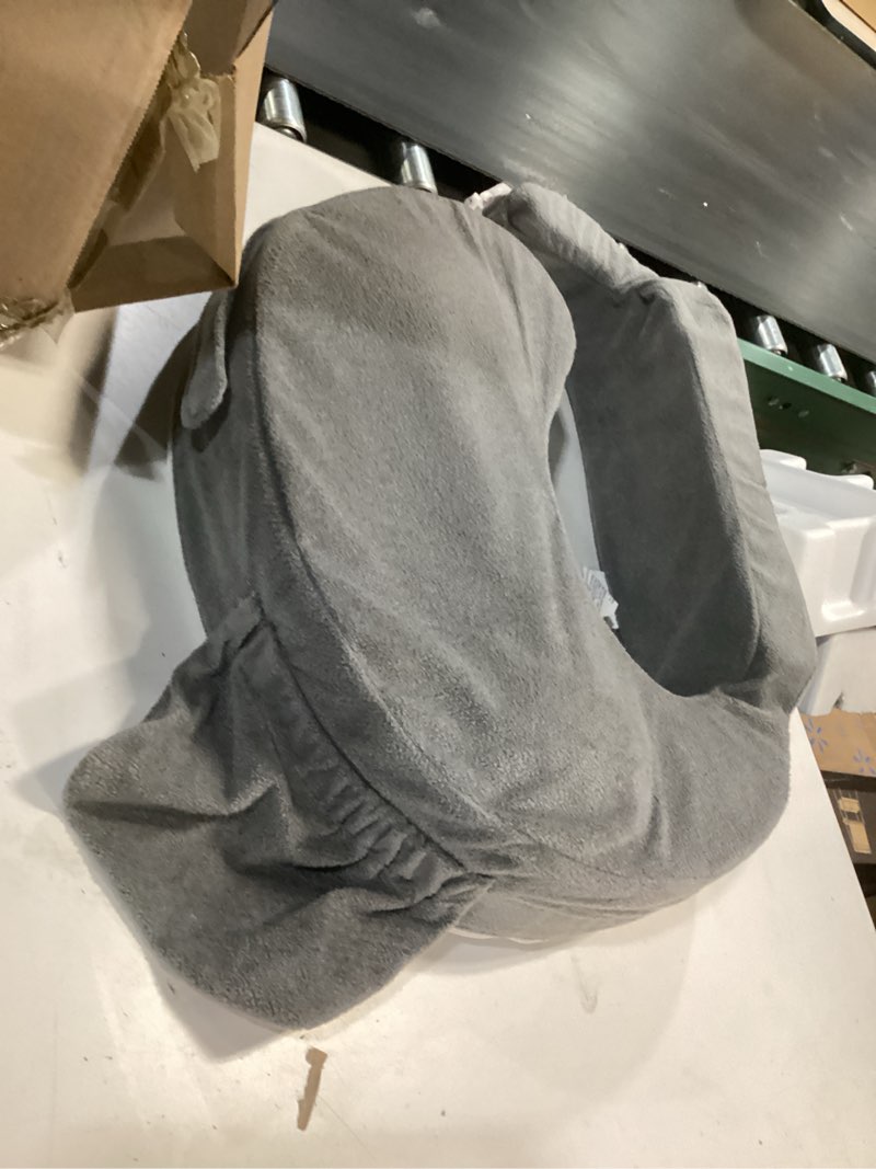 Condition photo showing Good Condition for My Brest Friend Nursing Pillow - Deluxe - Enhanced Comfort w/ Slipcover - Ergonomic Breastfeeding Pillow For Ultimate Support For Mom & Baby - Adjustable Pillow W/ Handy Side Pocket, Evening Grey