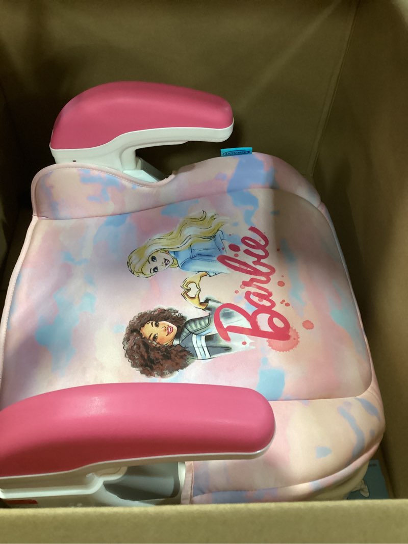 Condition photo showing Good Condition for Graco TurboBooster 2.0 Backless Booster Car Seat, Barbie Paint, Travel Booster Seat for Children Ages 4-10, Weight 40-100 Pounds and Height up to 57 Inches