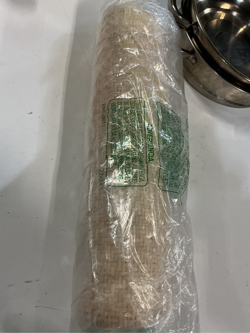 Condition photo showing New/Like New for Wesiti 16"x 59" Natural Cane Webbing V Shape Rattan Webbing Roll for Caning Projects Woven Mesh Cane Rattan Material Sheet for Furniture, Chair, Cabinet, Ceiling, Bed, Basket, Door, Brown 16“x 59”
