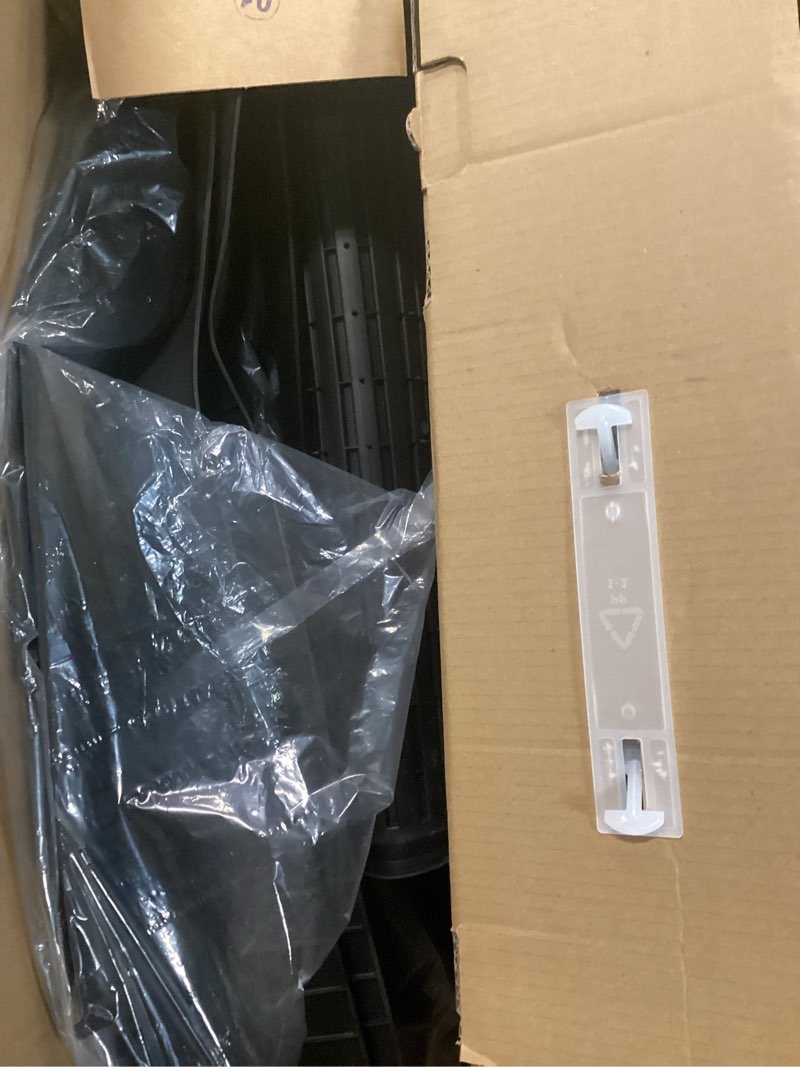 Condition photo showing As Is for 3w floor mats & cargo liner fit for tesla model s 2021-2025 all weather tpe custom fit floor liners for 1-3 rows and trunk full set car mats black 6) model s 22-26|floor mats|trunk mats