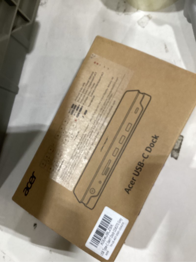 Condition photo showing New/Like New for Acer Premium 13-in-1 Docking Station with 110W PD & Triple Monitor Support | Dual 4K HDMI and DP,5Gbps USB A/C,Gigabit Ethernet,Security Lock | Laptop Docking Station for Windows/Dell/HP/Lenovo/Asus Space Grey