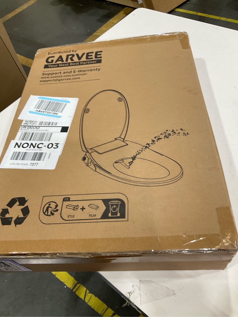 Condition photo showing New/Like New for Bidet Toilet Seat for Round Toilet, Non-Electric Bidet With Self Cleaning Dual Nozzles, Bidet Attachment With Soft Close Lid?Feminine Hygiene Toilet Seat Cover for Women?Easy Installation White Round