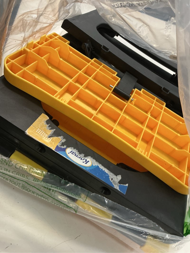 Condition photo showing Good Condition for korpai folding 2 step stools,8" & 17" dual heights,foldable step stool for adults and kids,hold up to 250lbs,collapsible step stool for kitchen bedroom office bathroom rv, yellow yellow 17 inch