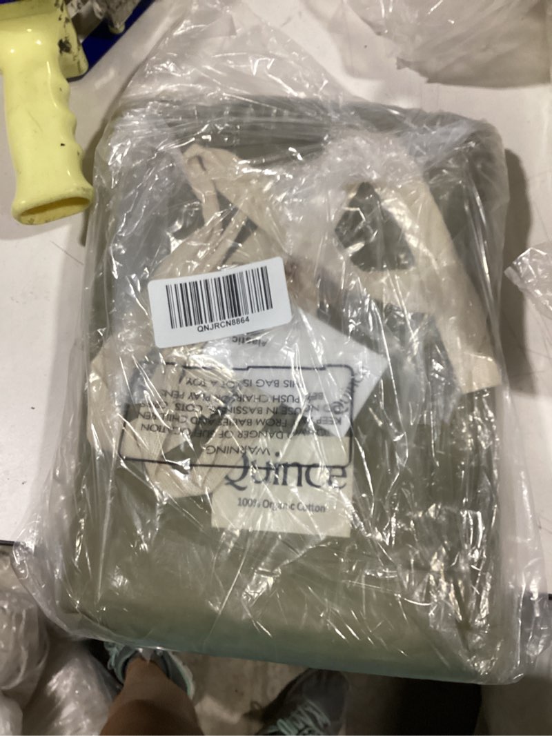 Condition photo showing Good Condition for quince fitted sheet set 100% cotton aloe color