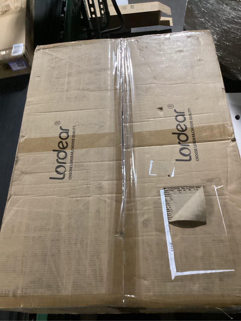 Condition photo showing New/Like New for Lordear 28 Inch Black Granite Composite Kitchen Sink Workstation 28x19 Matte Black Undermount Quartz