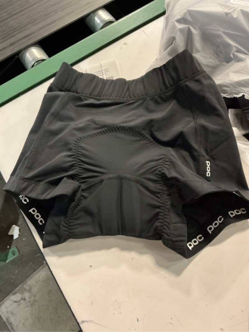 Condition photo showing New/Like New for poc essential boxer uranium black xs cycling short and pants