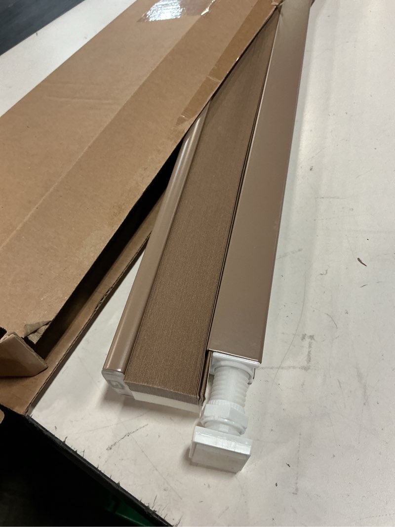Condition photo showing Good Condition for lazblinds cordless cellular shades, no tools no drill light filtering honeycomb shades pleated blinds for windows, 29'' w x 48'' h, taupe light filtering-taupe 29'' w x 48'' h