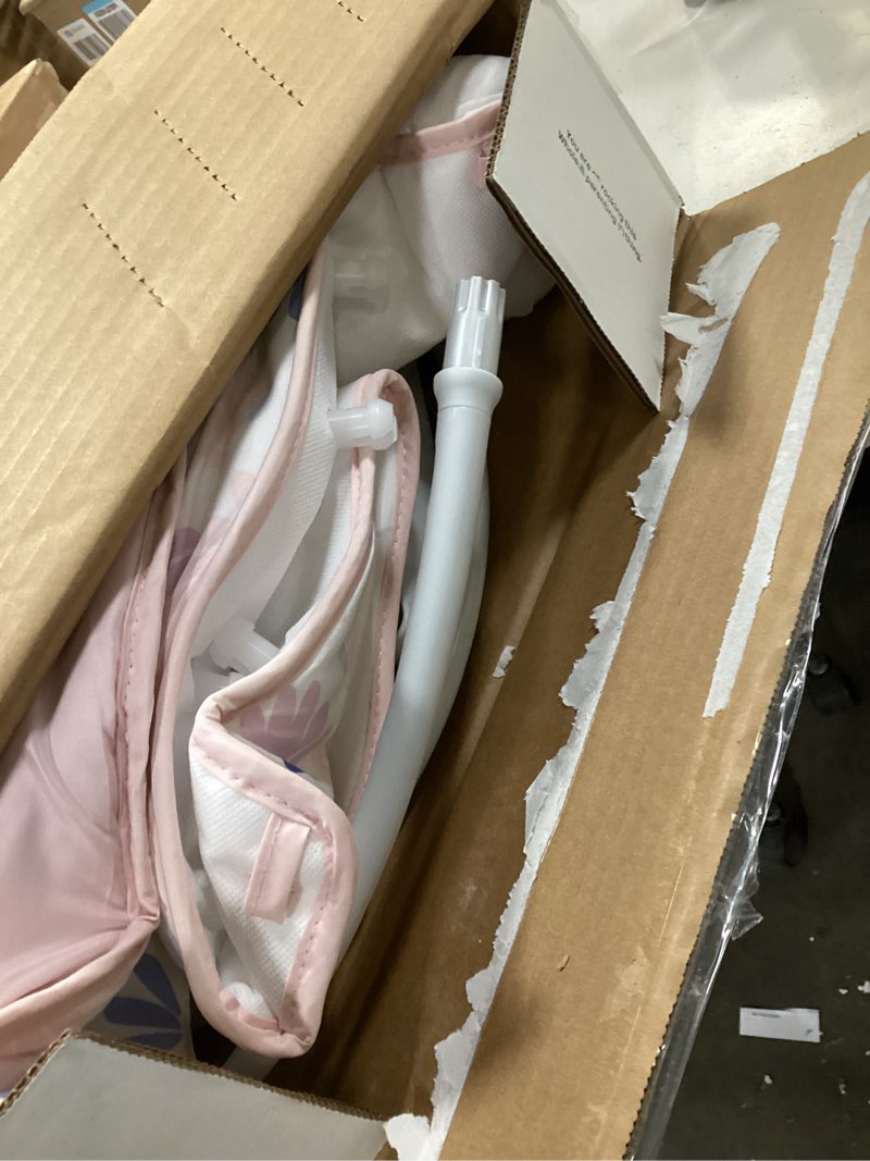 Condition photo showing As Is for Ingenuity Keep Cozy 3-in-1 Grow with Me Vibrating Baby Bouncer Seat & Infant to Toddler Rocker, Vibrations & -Toy Bar, 0-30 Months Up to 40 lbs (Pink Burst)