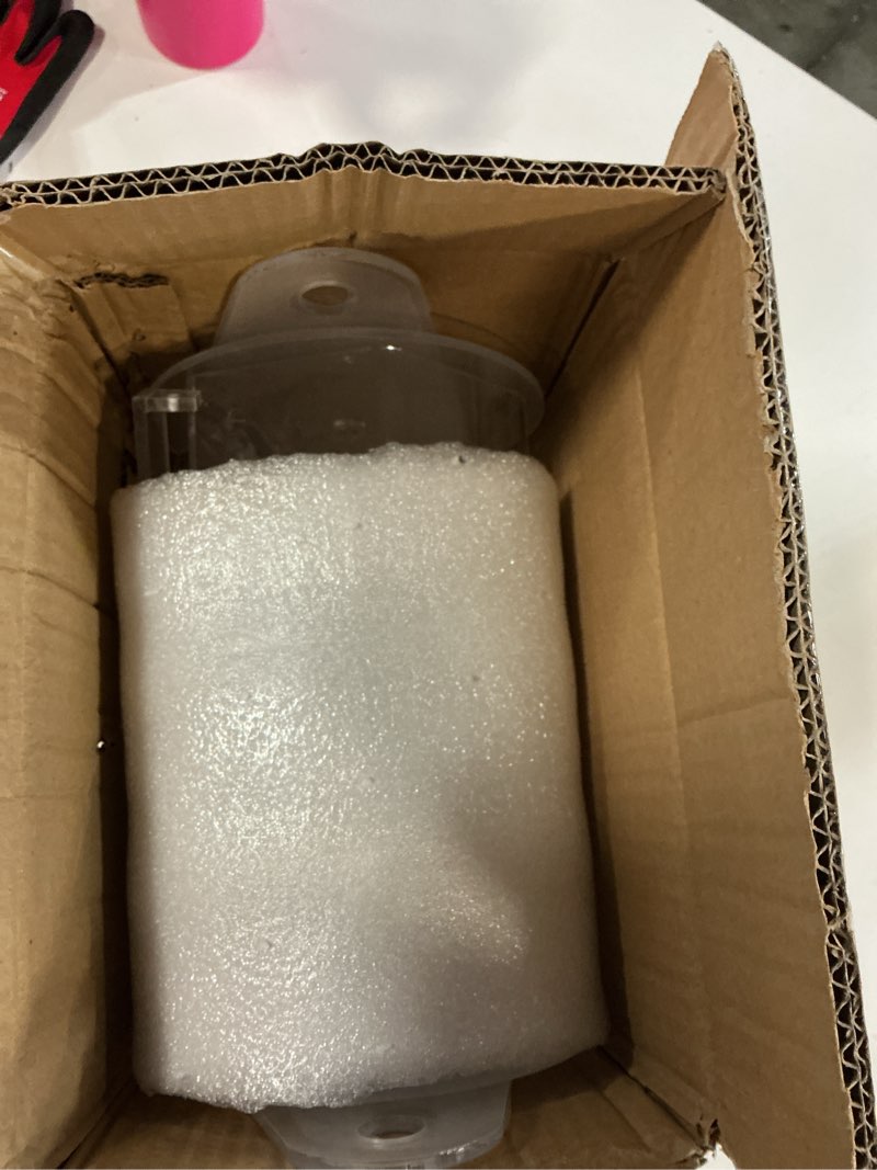 Condition photo showing Good Condition for raffle drum, acrylic raffle tickets spinner box with 200 tickets, transparent raffle box, holds approximately 2,000 raffle tickets, clear raffle ticket drum for raffle, bingo, lottery, balls, 10in 10x6.5x10.5 inches