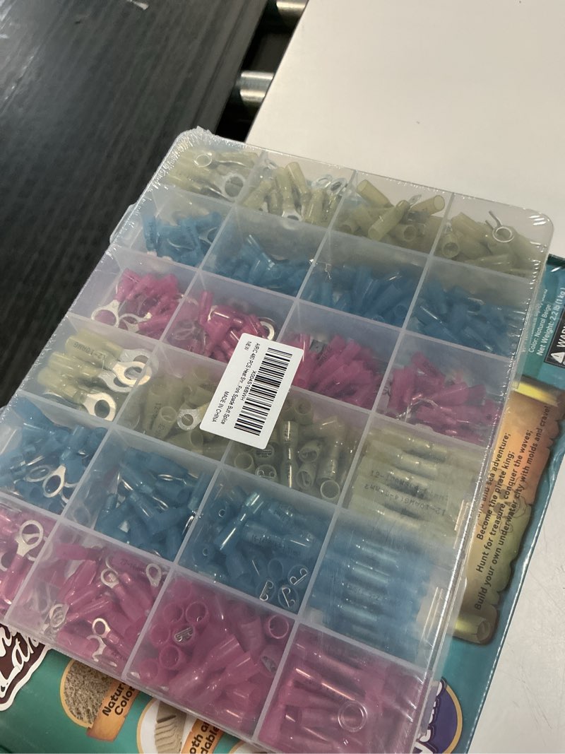Condition photo showing New/Like New for airic 480 pcs heat shrink wire connectors kit, 22-10 awg waterproof crimp terminals, marine electrical connector, insulated cable ends, wiring terminal end for 22-10 gauge, ring fork spade butt splice