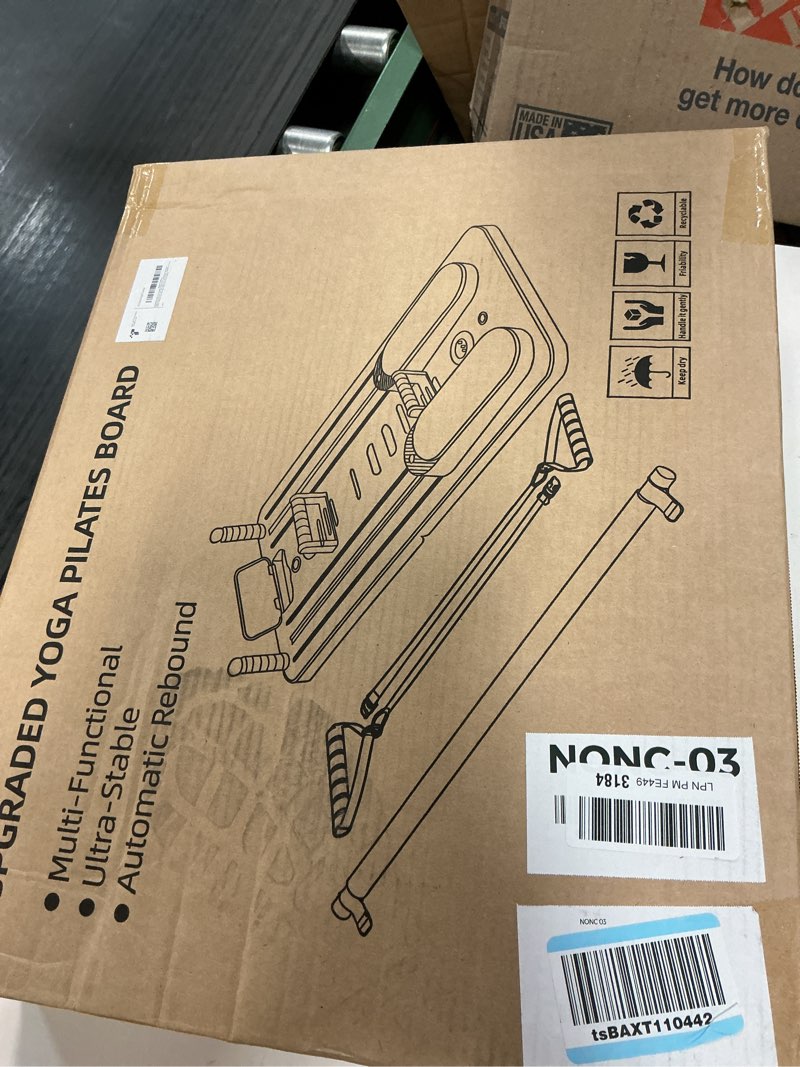 Condition photo showing New/Like New for pilates board - multi-functional pilates reformer for core & abdominal training, top-tier pilates equipment for women’s home fitness violet purple