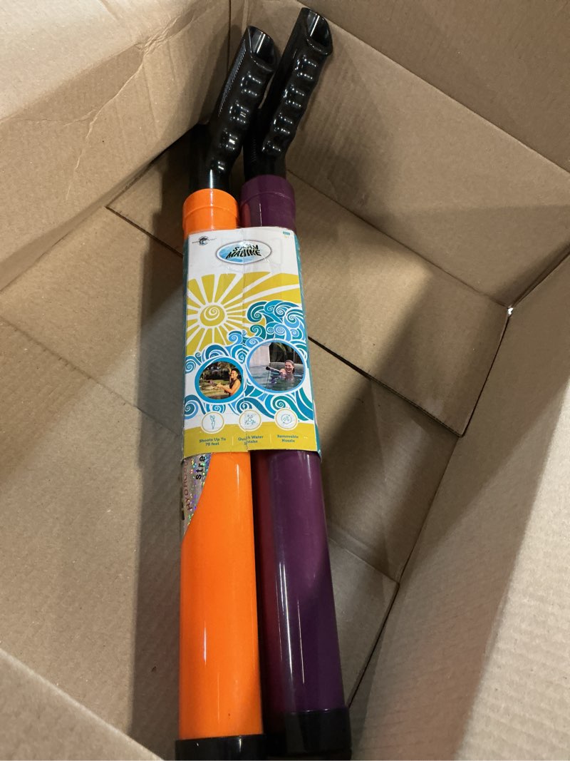 Condition photo showing New/Like New for Similar Stream Machine TL-750 Water Blaster 2-Pack – 22” High-Powered Pump Action Water Guns – Shoots Up to 70 Feet – Durable Outdoor Toys for Pool, Beach, Lake, and Backyard Fun – Ages 8+ – Colors Vary