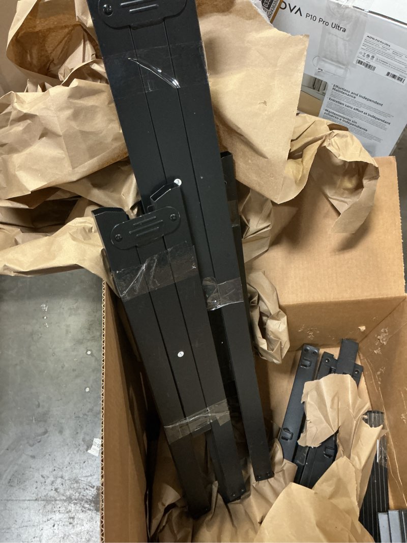 Condition photo showing As Is for Metal Bed Frame,Full Size Bed Frame with Storage Space,Heavy Duty Sturdy Mattress Foundation,Easy Assembly,No Box Spring Needed, Black,18 Inch,Full Full 18 Inch