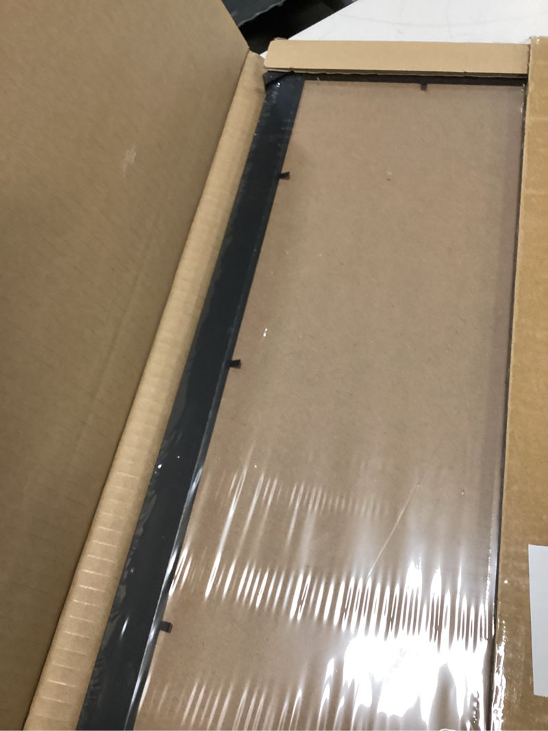 Condition photo showing Good Condition for lavie home 12x18 picture frame black poster frame,display pictures 9x12 with mat or 12x18 without mat, stable and sturdy frame and polished plexiglass, horizontal and vertical format of the walls 12x18 black