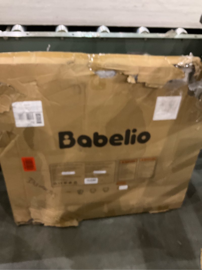 Condition photo showing New/Like New for Babelio 36.5-57" Extra Wide Baby Gate with Cat Door,Auto Close&Two Way Swing,Pressure Mounted Dog Gates for Stairs,Doorways,Includes 4 Wall Cups and 3 Extension Pieces,White White 36.5-57" Wide,30" Tall