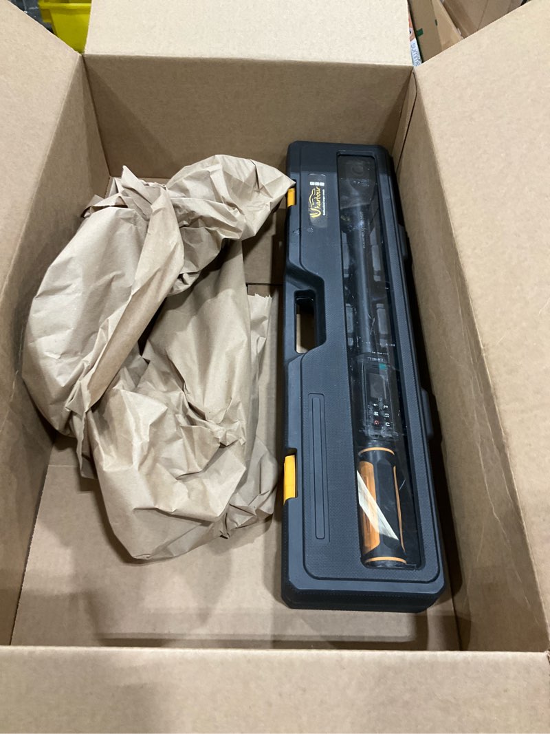 Condition photo showing Good Condition for Digital Torque Wrench 1/2 Drive, 3.8-250.8 Ft.lb Range, 1/2 Digital Torque Wrench ±1% Accuracy with Vibration, Buzzer and LED Alert, Suitable for Car, Motorcycle and Bicycle 1/2" Drive 3.8-250.8 ft.lbs digital torque wrench