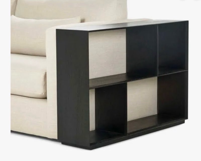 haywood sofa side bookcase