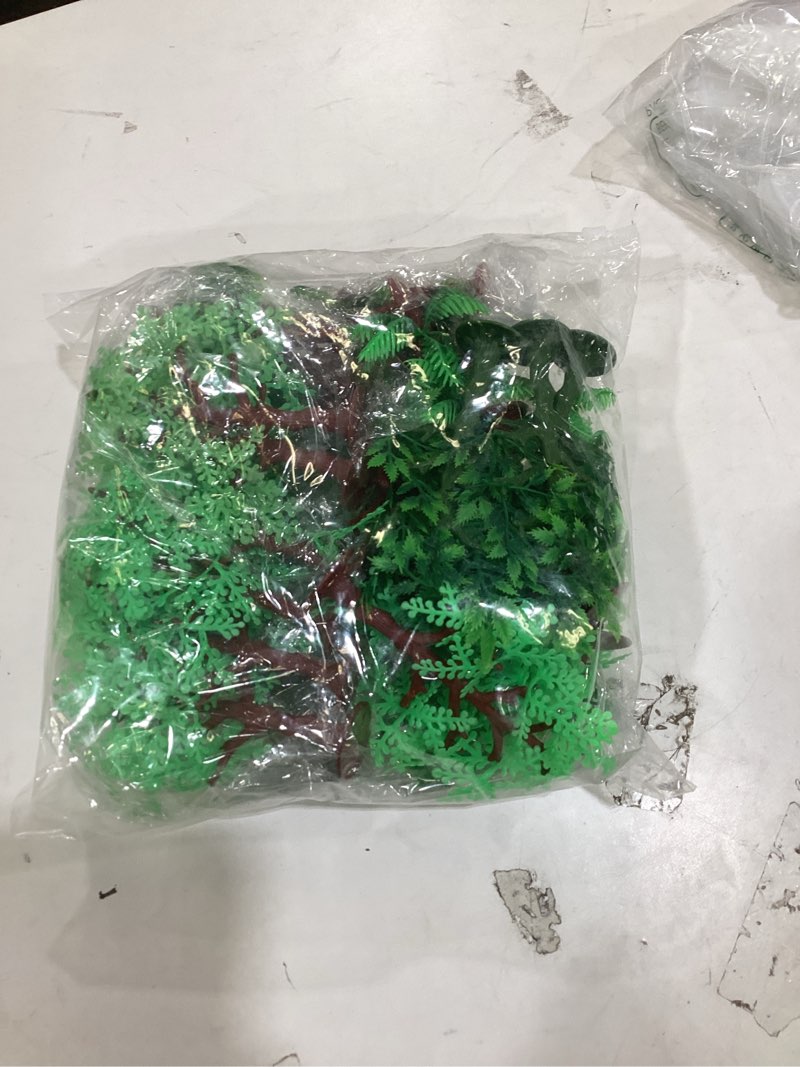 Condition photo showing New/Like New for Janinka 36 Pcs Mini Toy Jungle Trees Plastic Model Coconut Trees Figurines with Base Cake Decoration Rainforest Diorama Supplies Scenery Architecture for Craft, Building, Scenery Landscape, 4 Styles
