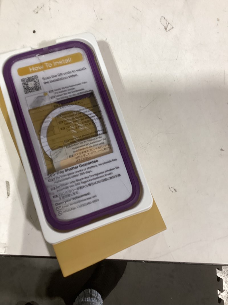 Condition photo showing Good Condition for Similar product purpleMiracase for iPhone 15 Pro Case, Full-Body Clear Bumper Phone case with Built-in Glass Screen Protector& Camera Protector, Military Drop Proof 15 Pro Case Cover 6.1 inch,Clear iPhone 15 Pro Clear