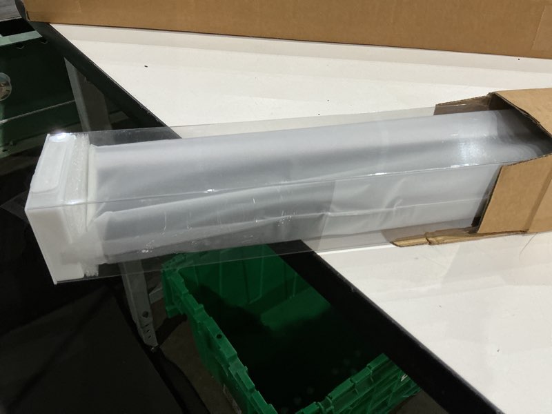 Condition photo showing Good Condition for aosky cordless roller shades blackout blinds for windows room darkening rolled up shades with spring system, uv protection window shades door blinds for home and office (23" w x 72" h, grey) 23"w x 72"h grey