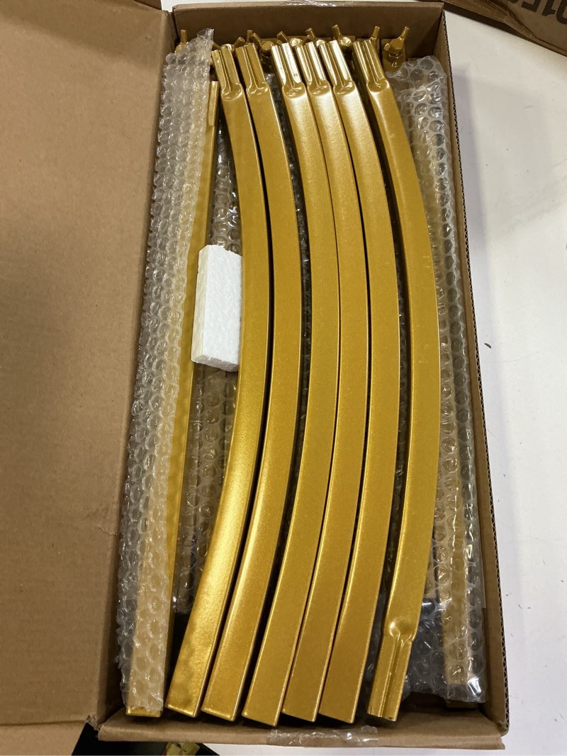 Condition photo showing Good Condition for wokceer wedding arch backdrop stand 8 ft gold metal chiara backdrop stand for wedding ceremony birthday party bridal shower floral balloon arch decoration 8x4.6 ft(hxw) gold