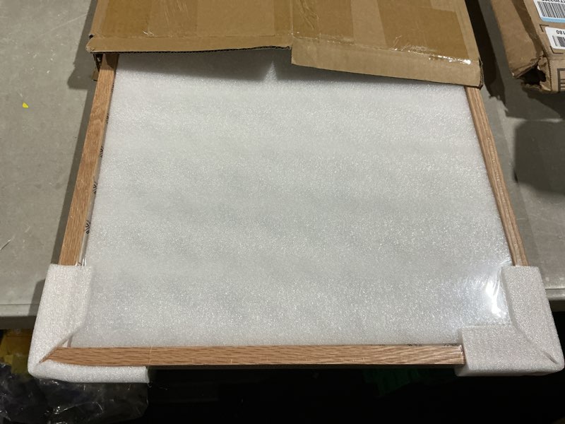 Condition photo showing Good Condition for 6x6 oak wood picture frame - minimalist 6x6 picture frame, 6"x6" frame wood, natural solid wooden picture frames for wall art photo and prints(1 pack, beige) beige-1p 6x6