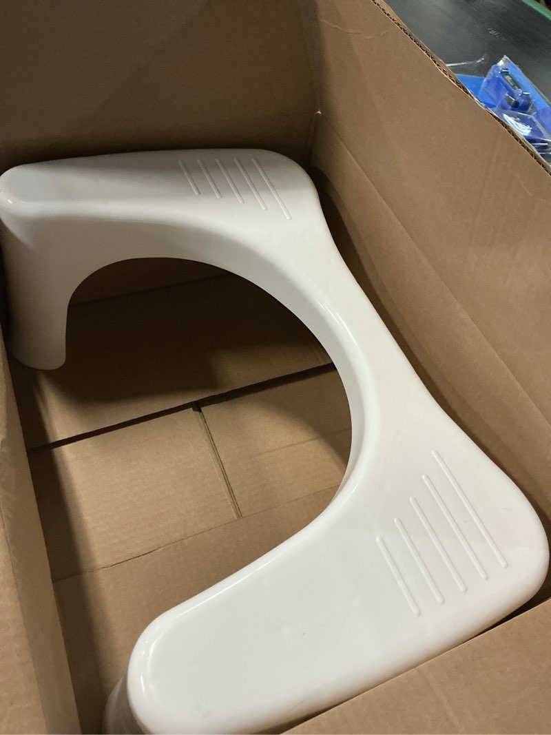 Condition photo showing Good Condition for similar squatty potty simple curve bathroom toilet stool 7\" white