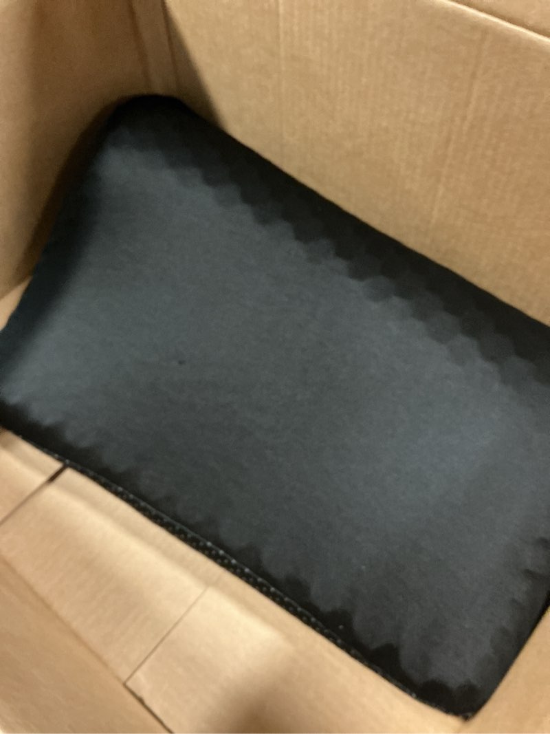 Condition photo showing As Is for purple simply seat cushion | pressure reducing grid designed for ultimate comfort | designed for cars and travel | made in the usa