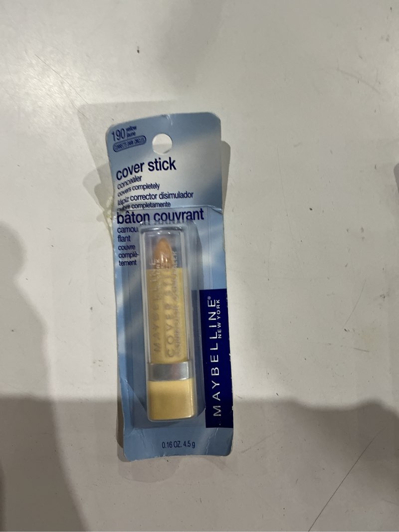 Condition photo showing New/Like New for maybelline cover stick concealer - 190 yellow - 0.16oz