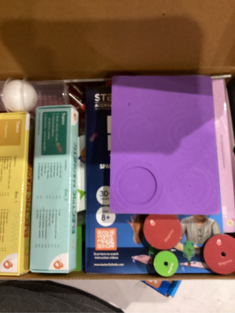 Condition photo showing New/Like New for Butterfly EduFields 30in1 STEM Kits for Kids Age 8-10-12 | STEM Toys for Ages 8-13 | Electricity & Magnetism | Science Project Kit for Boys & Girls Aged 8-10-12-14 | Best Educational Birthday Gift