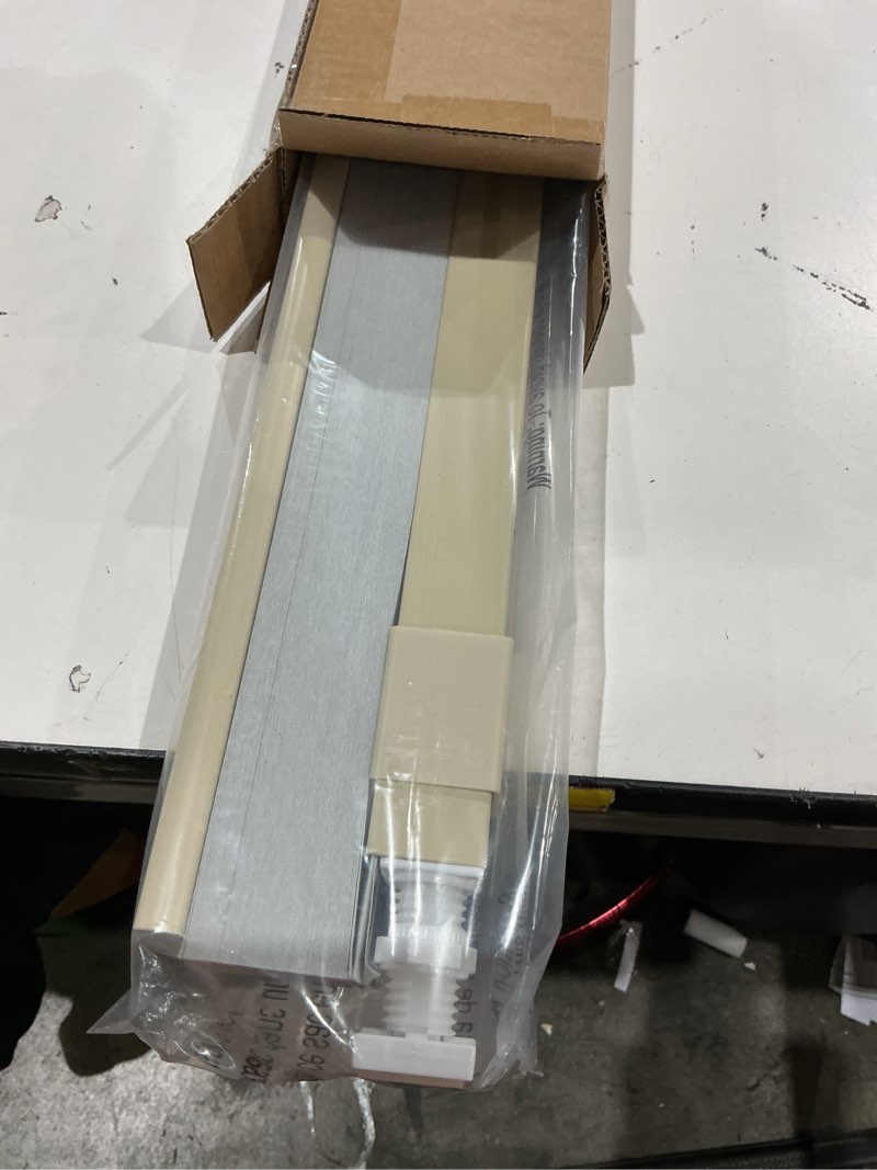 Condition photo showing Good Condition for lazblinds cordless cellular shades, no tools no drill blackout honeycomb shades pleated blinds for windows, 36'' w x 48'' h, soft cream blackout-soft cream 36'' w × 48'' h
