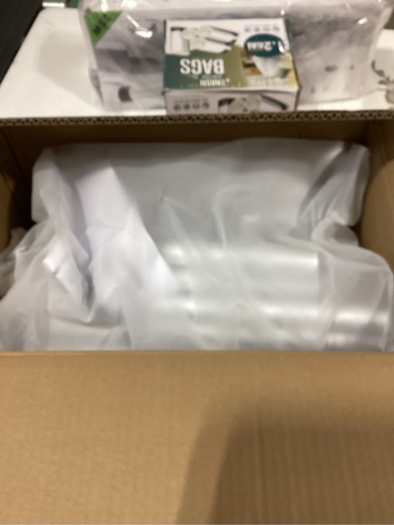 Condition photo showing Good Condition for Curved Wedding Arch Backdrop, 6FT&7FT Half Arch Balloon Stand for Ceremony, Birthday, Anniversary, Bridal, Baby Shower, Floral Decoration 6FT&7FT Silver